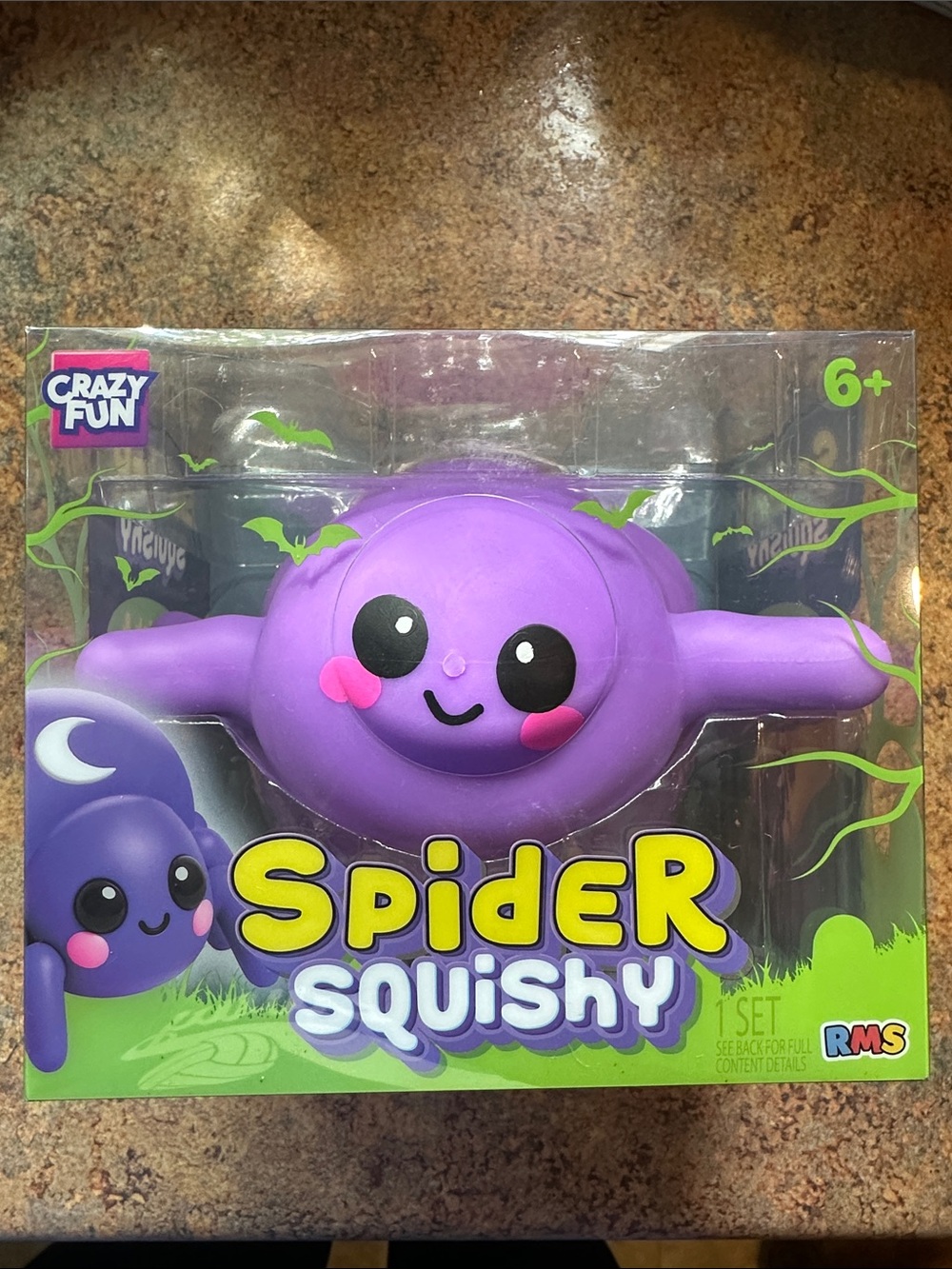 Purple Spider Squishy - Spider Squishy Toy